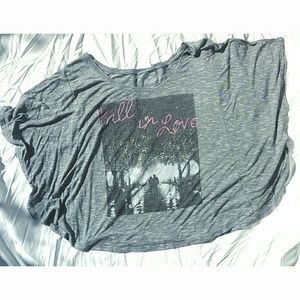 Lane Bryant fall in love graphic top 3X 22 24